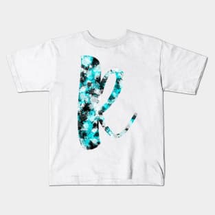 Paint Splash Letter R Kids T-Shirt